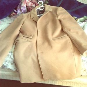 Express camel pea coat